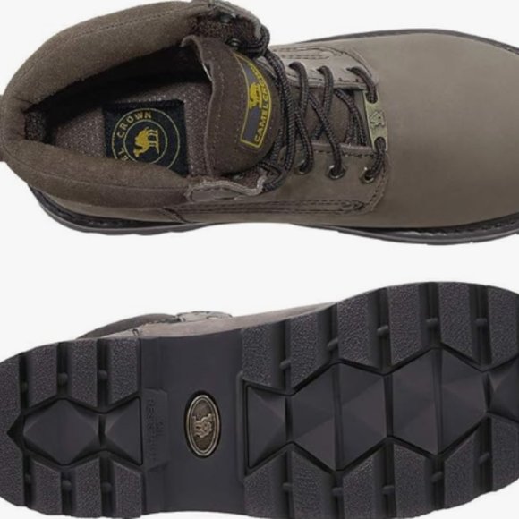 CAMEL CROWN | Mens Soft Toe Leather Work Boot (11) - Picture 4 of 5